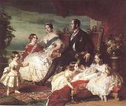 Franz Xaver Winterhalter The Family of Queen Victoria (mk25) Germany oil painting reproduction